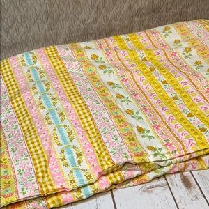 True Vintage Hand- made quilt Twin Size